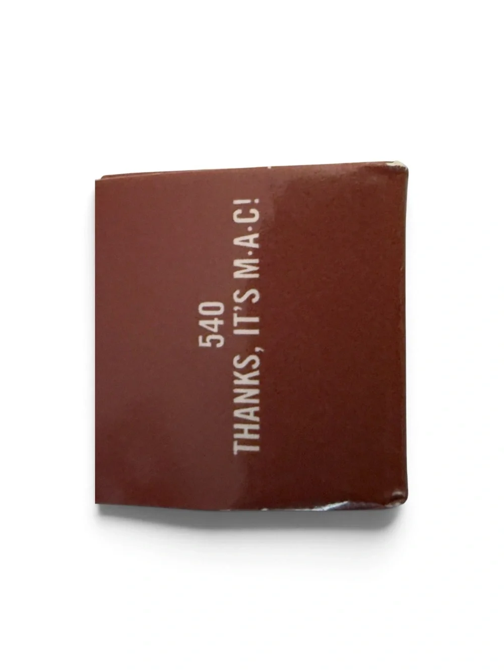 MAC Lustreglass Lipstick Thanks, It's M.A.C! 540 Full Size NIB. Retails &27  • S